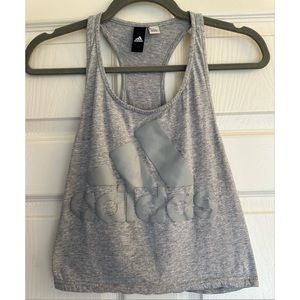 Adidas Cropped Muscle Tank Top